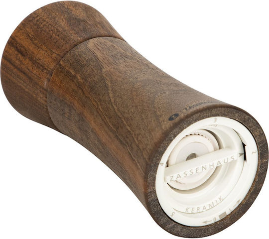 Zassenhaus Salt Mill Frankfurt Walnut Wood, 14 cm