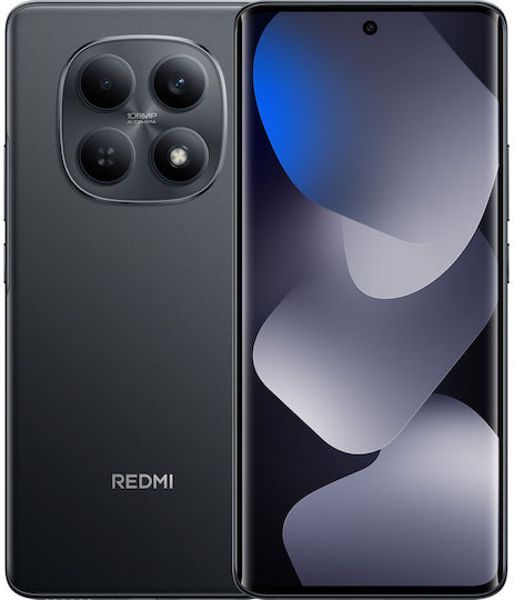 Xiaomi Redmi Note 15 Dual SIM 4G Smartphone 6GB RAM 128GB Storage Black with NFC