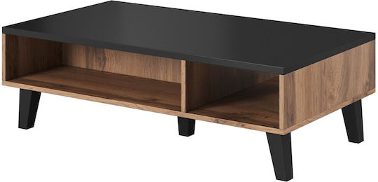 Cama LOTTA 110 coffee table wotan oak/mat black