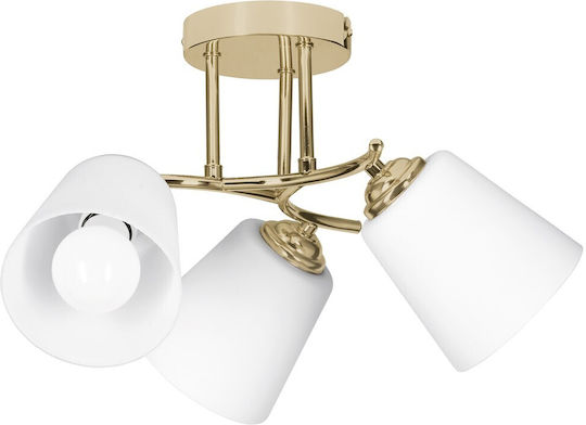 Activejet pendant lamp AJE-EMILY 3P GOLD E27 3x40W