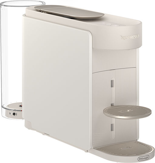 De'Longhi Vertuo Up Καφετιέρα για Κάψουλες Nespresso Πίεσης 15bar Pearl White