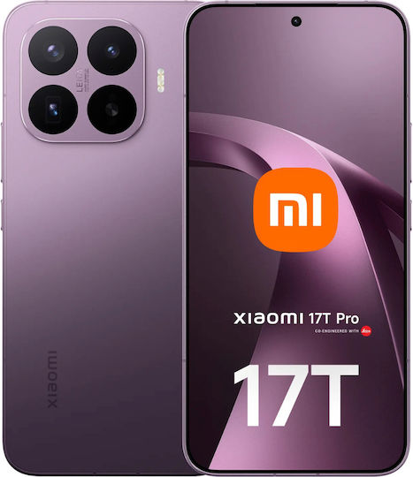 Xiaomi 17T Pro 12GB RAM 512GB Dual SIM 5G Smartphone in Deep Violet