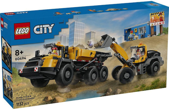 LEGO City 60494 Dump Truck and Front End Loader