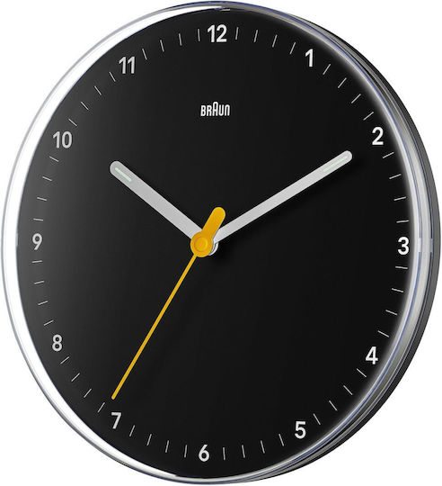 Braun BC 26 B Black Quartz Wall Clock
