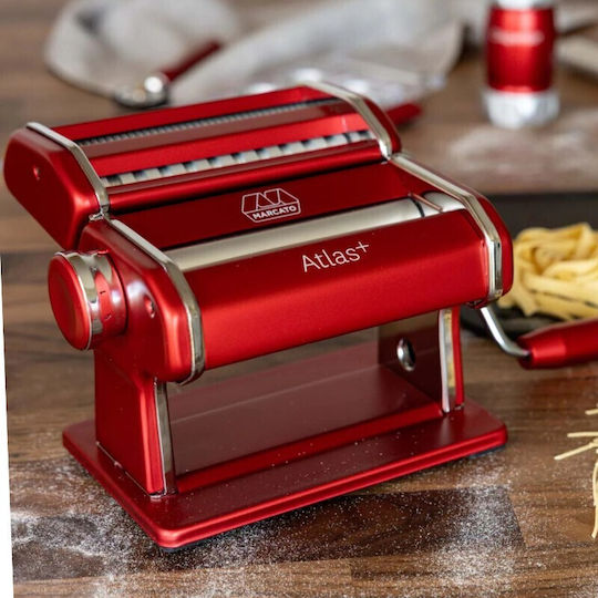 Marcato Atlas+ Pasta Machine — Red