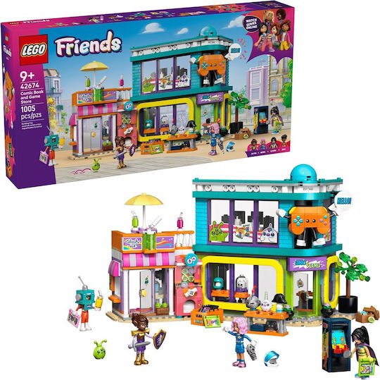 LEGO FRIENDS 42674 Comic Book and Game Store