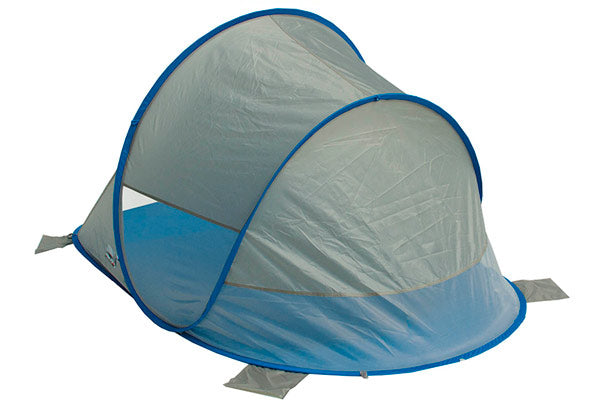 High Peak Pop-Up Strandmuschel Calvia (Μπλε/Γκρι)