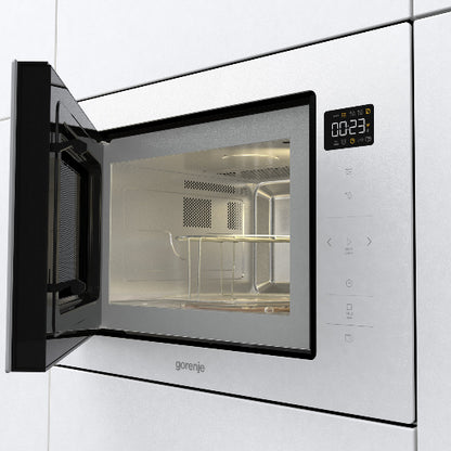 Gorenje BM251SG2WG Built-in White Grill Microwave Oven 25 L 900 W