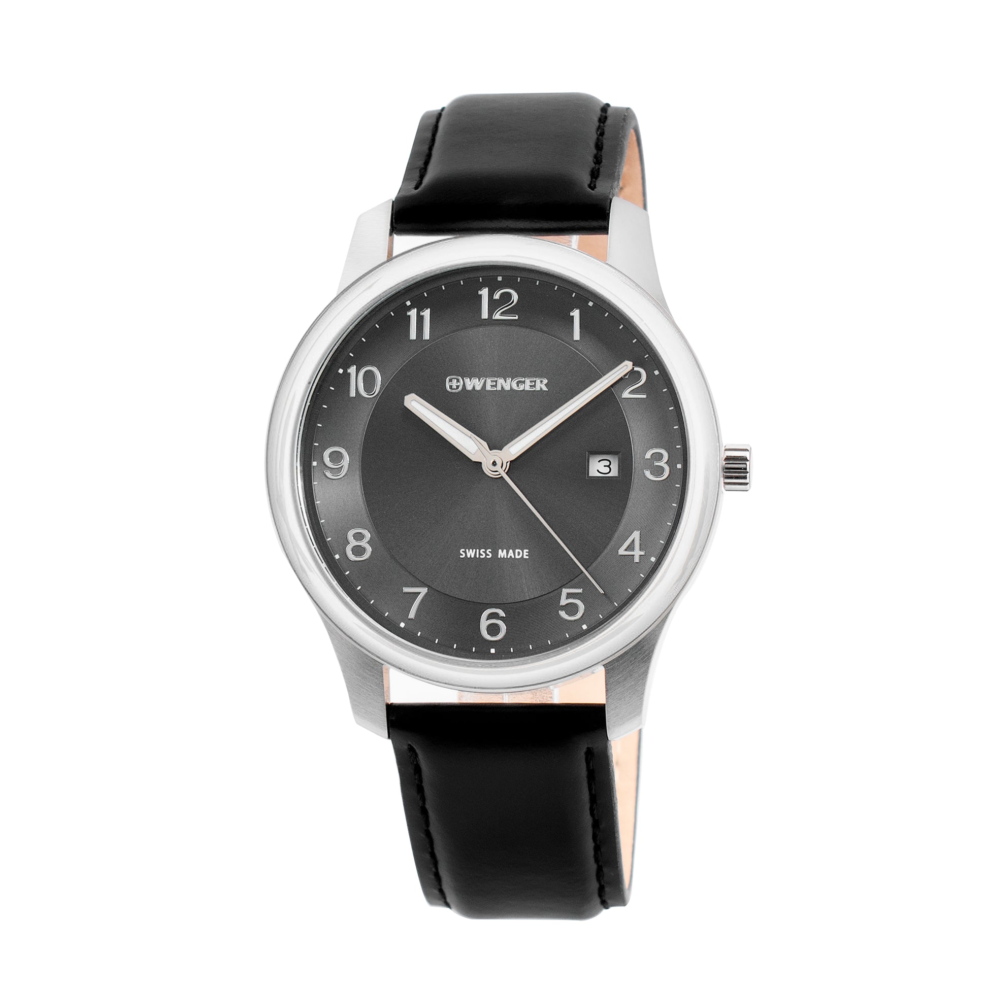 Wenger Man Watch Model 19.041.126 (42mm) Black
