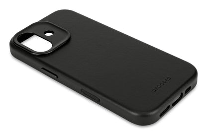 Decoded Leather Backcover for iPhone 17 in Black