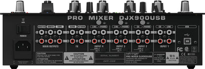 Behringer DJX900USB - Professional 5-Channel DJ Mixer with INFINIUM Contact‑Free VCA Crossfader, Advanced Digital Effects and USB/Audio Interface
