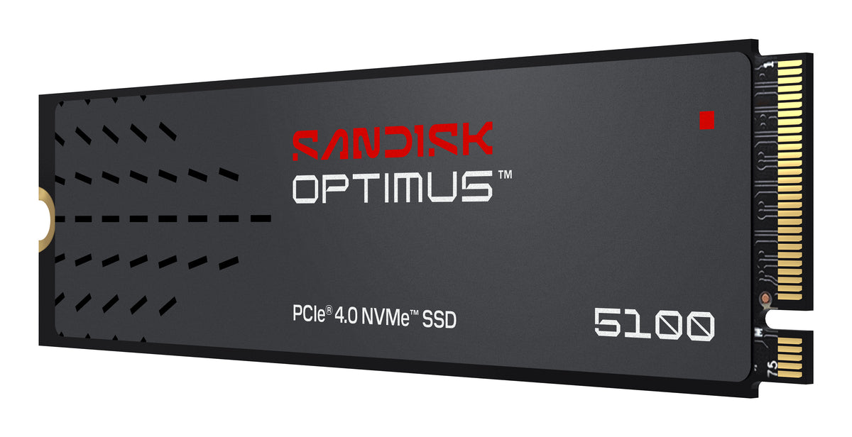 Sandisk Optimus 5100 1 TB (schwarz, PCIe 4.0 x4, NVMe M.2 2280)