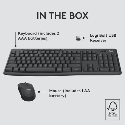 LGN Logitech MK370 Wireless Combo for Business US Layout