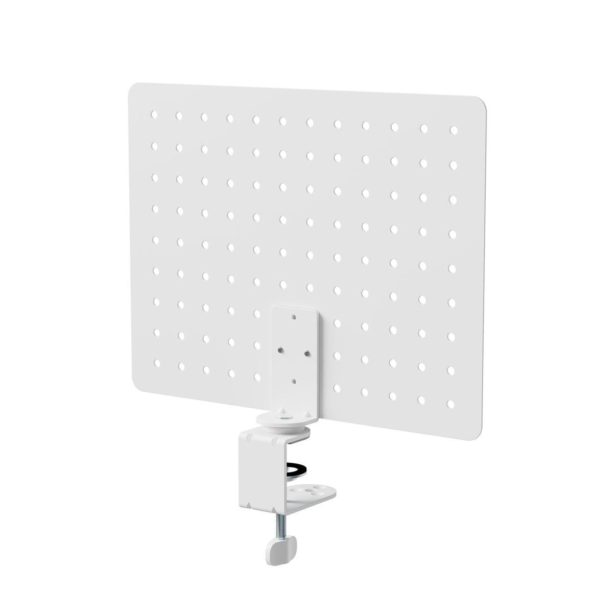 Activejet APB-002W desk organiser – rotating perforated board, grey and white