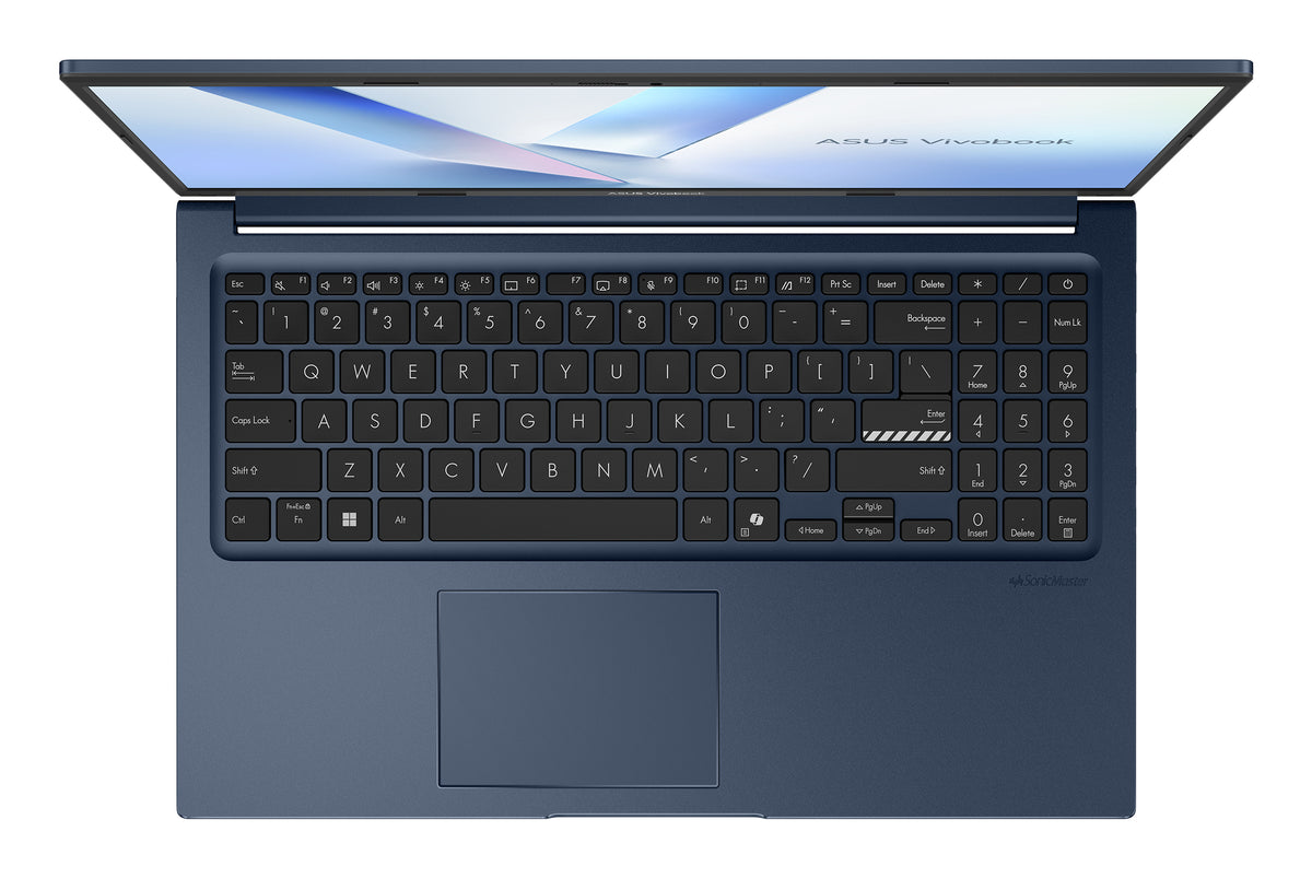 ASUS Vivobook 15 X1504MA-BQ203 Intel Core 5 320 Laptop 39.6 cm (15.6") Full HD 16 GB DDR5-SDRAM 512 GB SSD Wi‑Fi 6 Blue