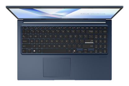 ASUS Vivobook 15 X1504MA-BQ203 Intel Core 5 320 Laptop 39.6 cm (15.6") Full HD 16 GB DDR5-SDRAM 512 GB SSD Wi‑Fi 6 Blue