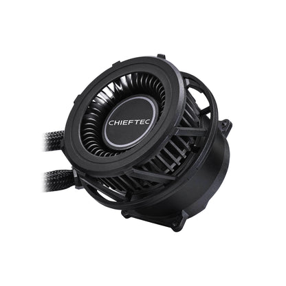 Chieftec CLC-360-VRM-RGB computer cooling system Computer case All-in-one liquid cooler 12 cm Black