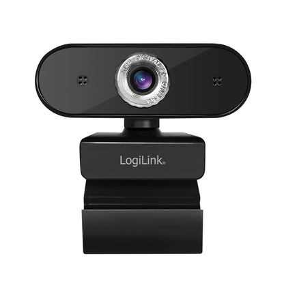 LogiLink Webcam 720p HD with Microphone - Black