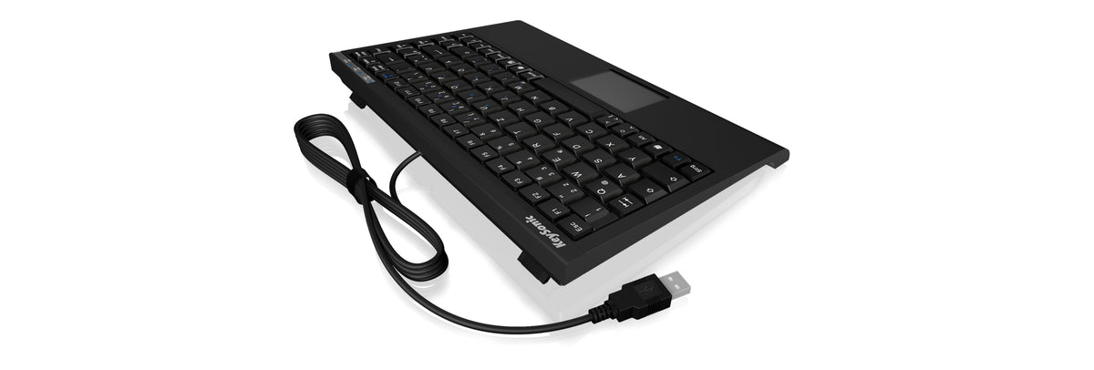KeySonic Mini-TAS Smart-Touchpad SoftSkin, BK, ACK-540U+ (UK)