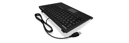 KeySonic Mini-TAS Smart-Touchpad SoftSkin, BK, ACK-540U+ (UK)
