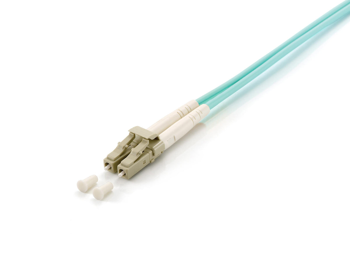 Equip Patch Cable LC→LC 25.00 m Multimode Duplex OM3 turquoise