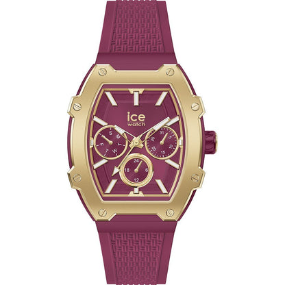 Ice Women Watch 22868 with 35mm Purple Aluminum Case and Silicone Band