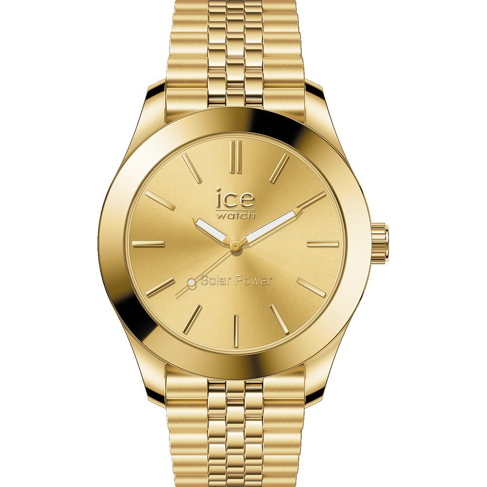Ice Watch Women 23791 (37MM) Golden Stainless Steel Solar Analog Watch