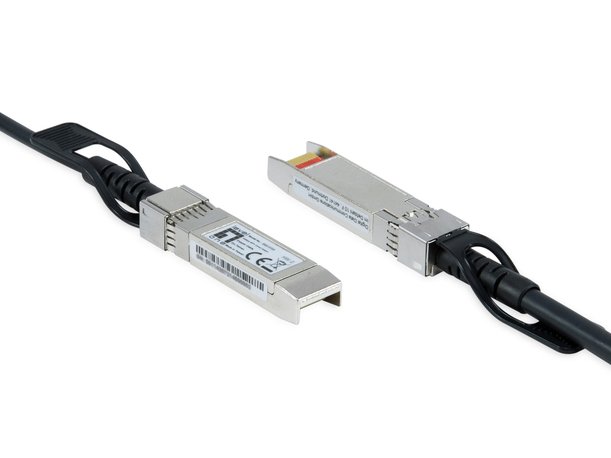 LevelOne SFP+ Copper Direct Attach Cable Twinax 10Gbps 2.00m