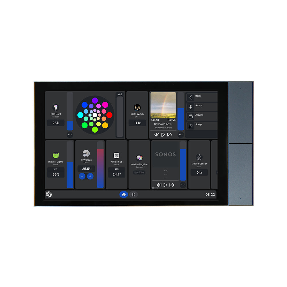 Shelly Wall Display XL Control Panel, Grey