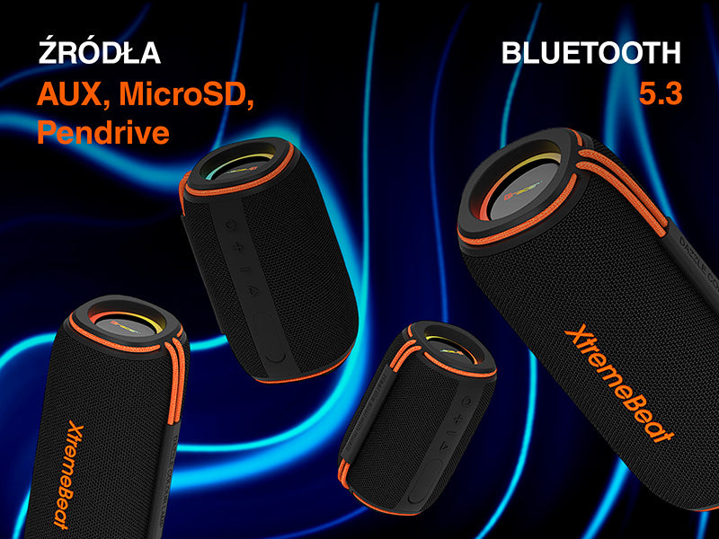 Tracer XtremeBeat TWS Portable Bluetooth Speaker Black 15W