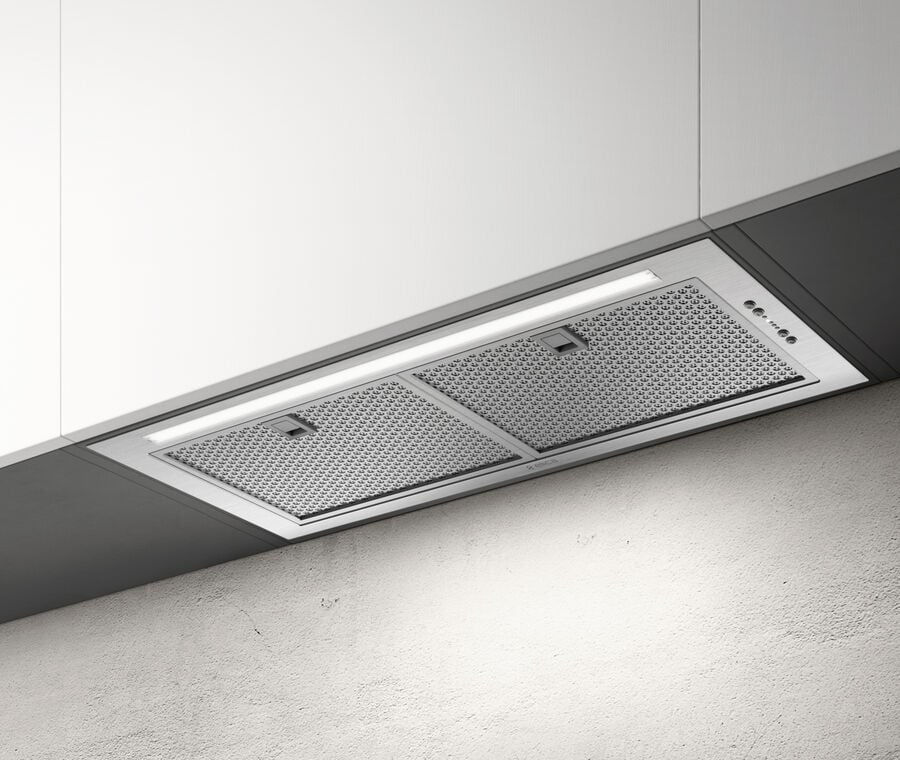 Opcase Elica Fold S IX/A/52 PRF0181962 Εντοιχιζόμενος Απορροφητήρας σε Ασημί Χρώμα με Ισχύ Απορρόφησης 710 m³/h, Κατηγορία Ενεργειακής Απόδοσης B