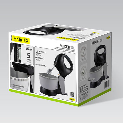 Μίξερ κουζίνας 600W MR-550 MAESTRO με περιστρεφόμενο δοχείο