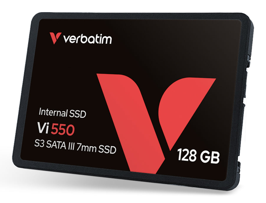 Verbatim Vi550 S3 128 GB SSD (Μαύρο, SATA 6 Gb/s, 2,5")