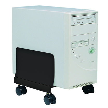 Techly PC Trolley with Casters, Metal, Black