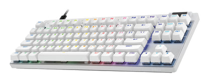 Πληκτρολόγιο Logitech G PRO X TKL Rapid Gaming USB QWERTY US International σε Λευκό