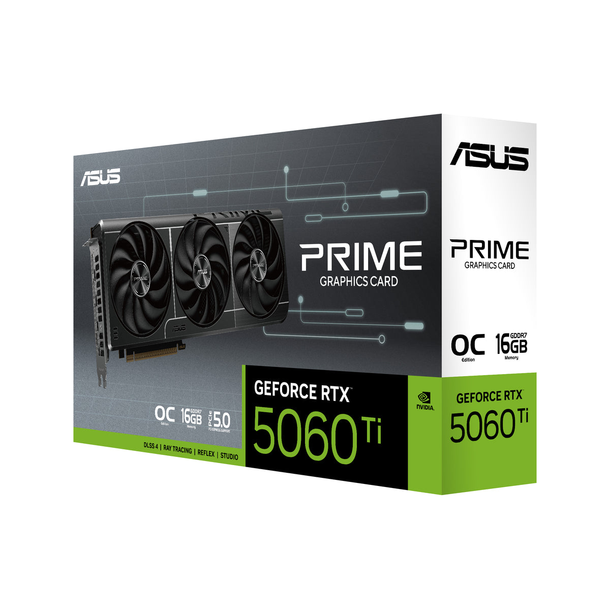ASUS Prime GeForce RTX 5060 Ti OC 16 GB graphics card