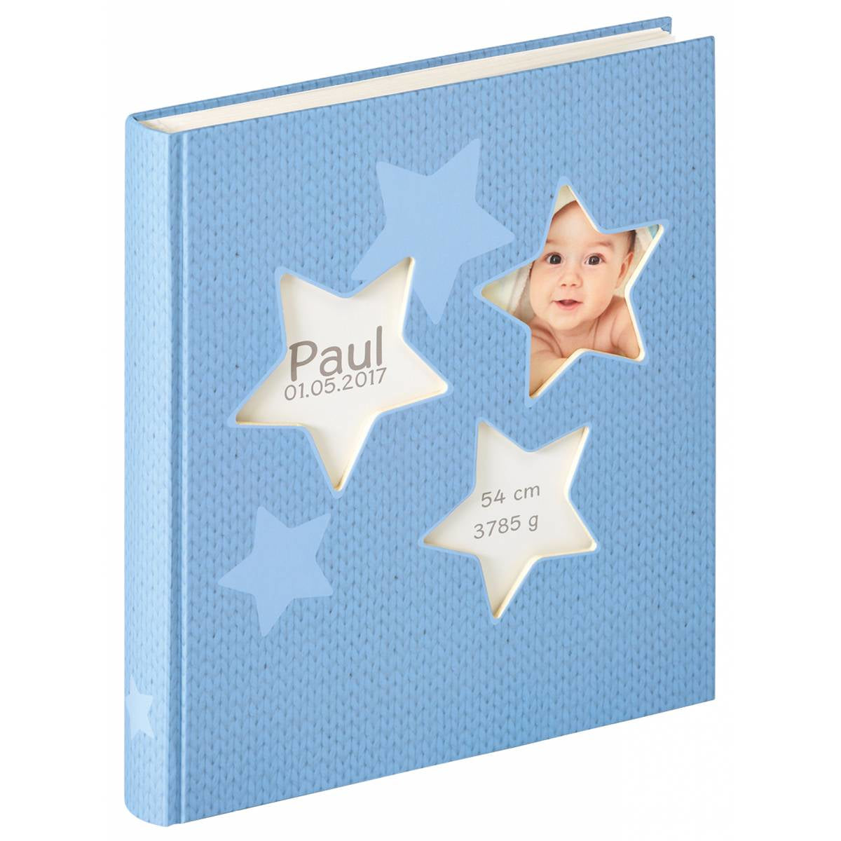Walther Estrella Blue Baby Album 28x30.5 cm with 50 White Pages UK133L
