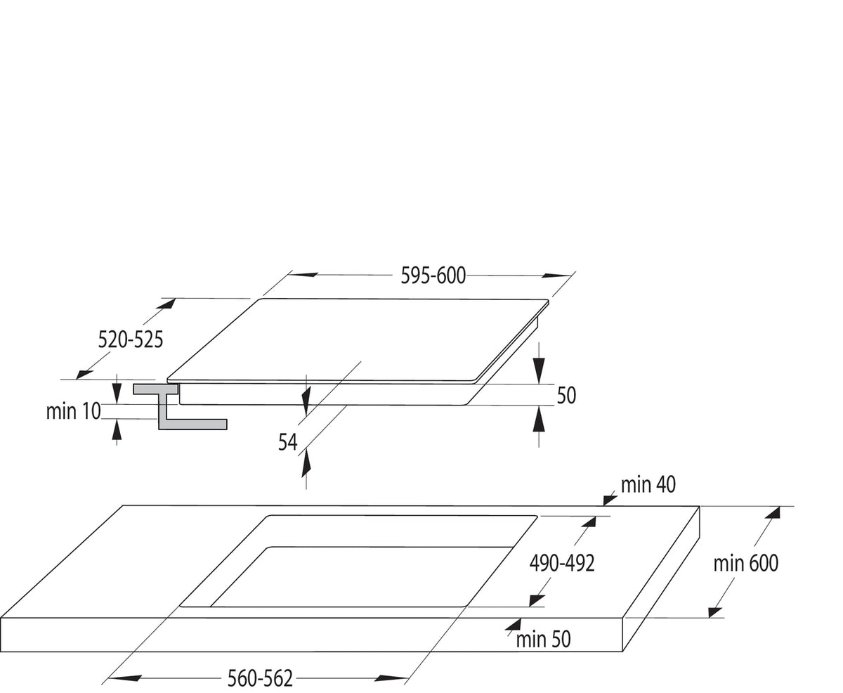 Gorenje Induction Cooktop GI6433SRWF