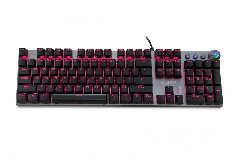 iBox Aurora K-4 keyboard USB QWERTY Black