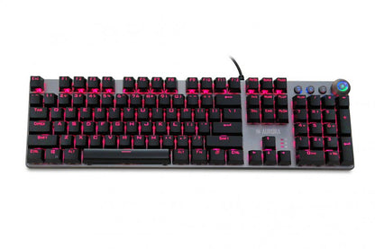 iBox Aurora K-4 keyboard USB QWERTY Black