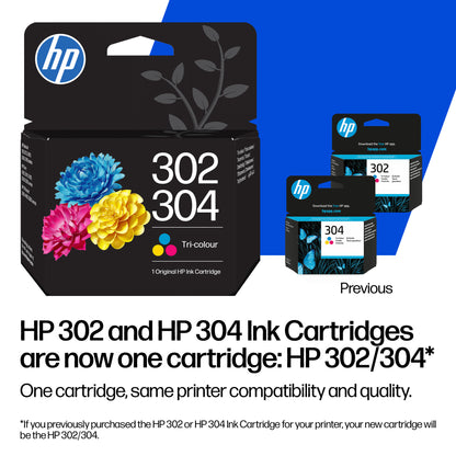 HP 302XL/304XL Tri-color Ink Cartridge