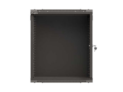 Lanberg WF03-5312-10B rack cabinet 12U Wall mounted rack Black