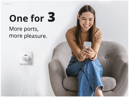 Conceptronic ALTHEA17W 3-Port 67W GaN USB PD Charger
