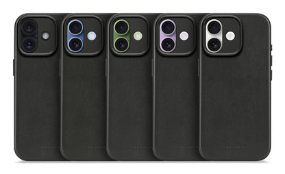 Decoded Leather Backcover for iPhone 17 in Black