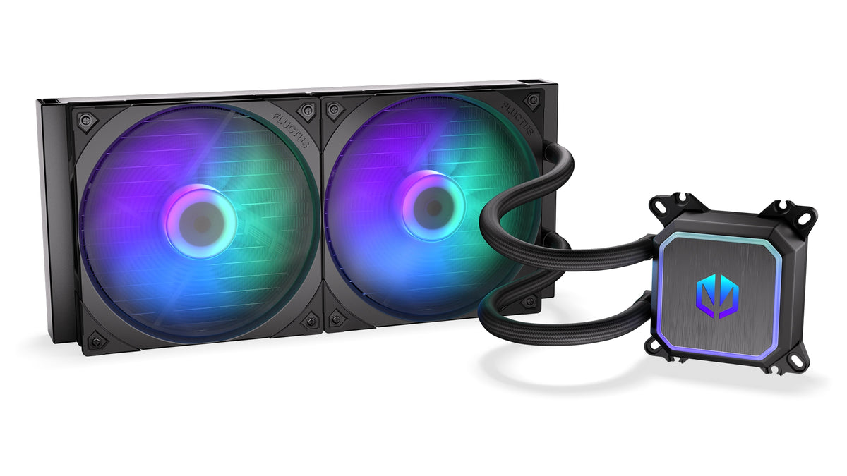 ENDORFY Navis F280 ARGB Computer case All-in-one liquid cooler 14 cm Black - 1 pc