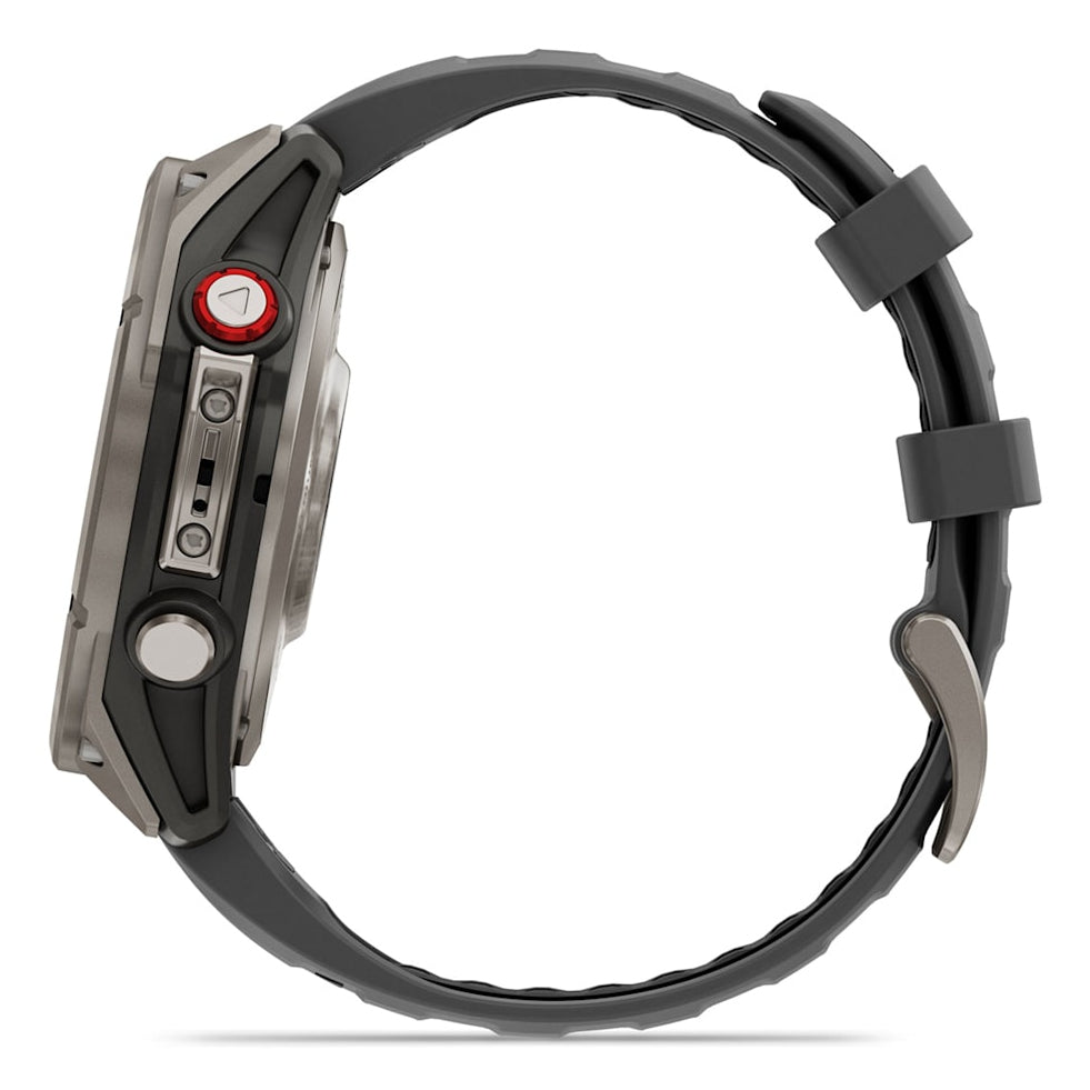 Garmin fenix 8 Pro, 1.4" (3.56 cm) AMOLED Display, 47 mm Case, 454 x 454 Pixels, Touchscreen, Graphite and Titanium, Wi-Fi, GPS Satellite Navigation