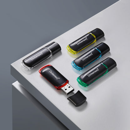 1x5 Intenso Business Line 16GB USB 2.0 Flash Drives, Assorted Colors, Model 3511575