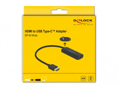 DELOCK Adapter HDMI zu USB-C Buchse (DP Alt Mode) 4K 60Hz