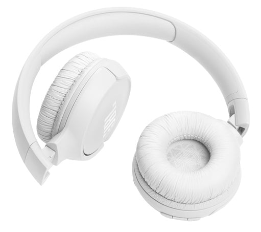 JBL Tune 520BT Wireless On-Ear Headphones with Mic — White
