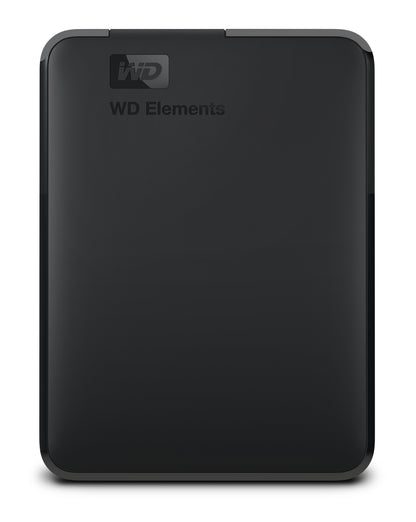 Western Digital Elements Portable 2TB External Hard Drive (Black, Micro-USB-B 3.2 Gen 1, 5 Gbit/s)